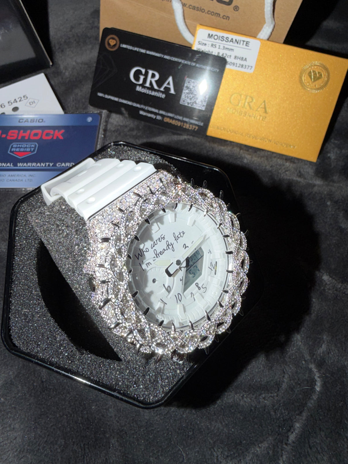 "WHO CARES IM ALREADY LATE" Gshock