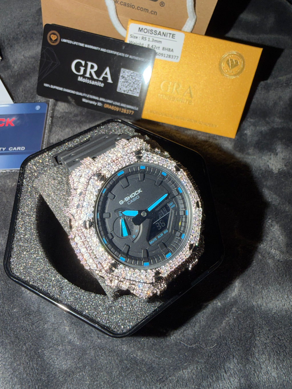 Black/Blue Gshock