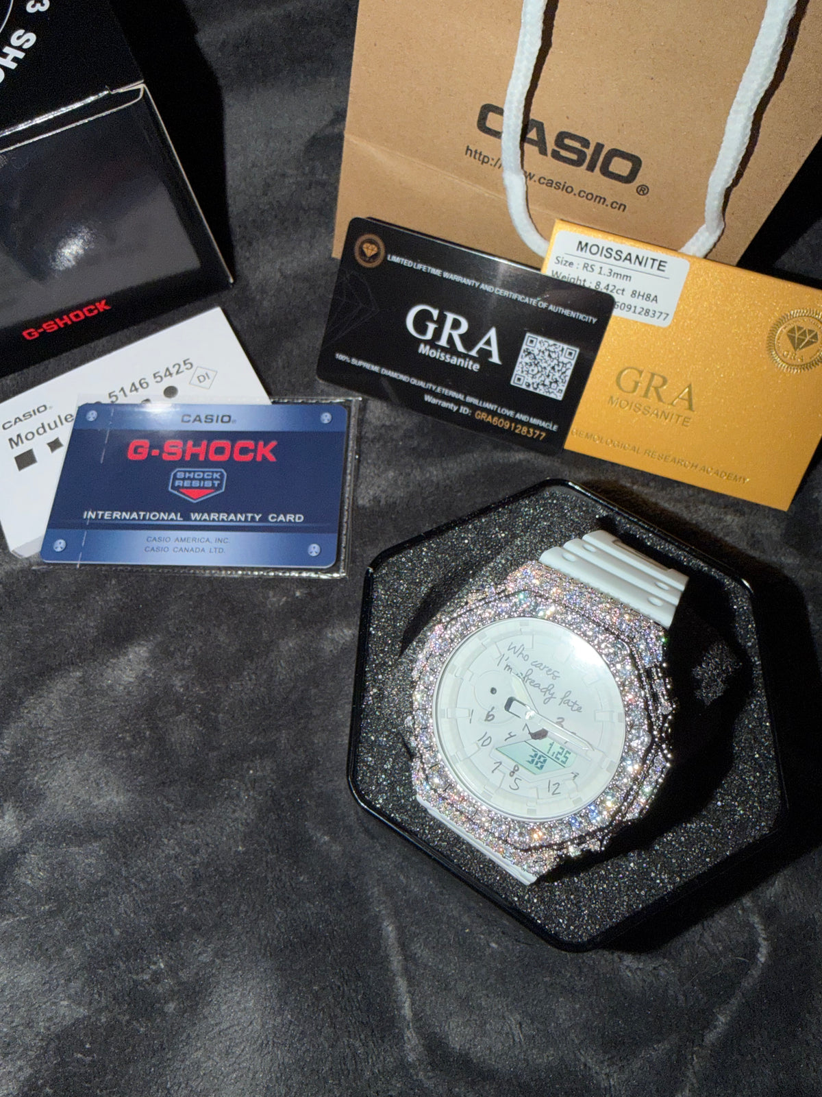 "WHO CARES IM ALREADY LATE" Gshock